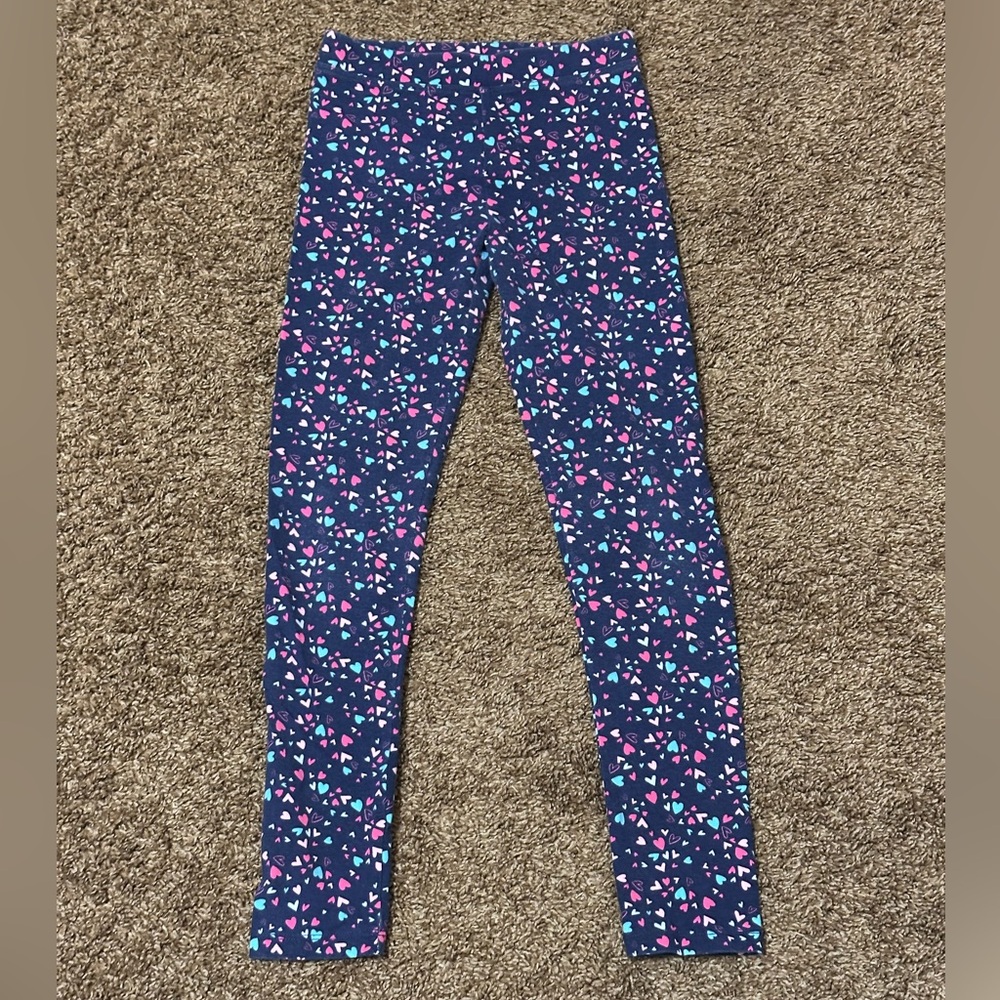 Crewcuts by J.Crew Heart Leggings size 10
